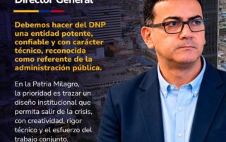 Julián Buitrago Arango, director general del Departamento Nacional de Planeación